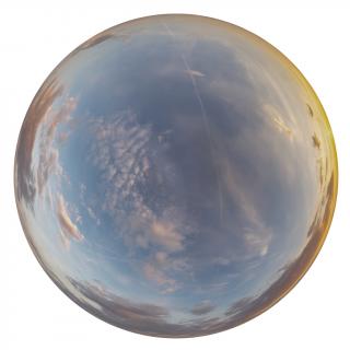 12K sunset skydome HDRi panorama